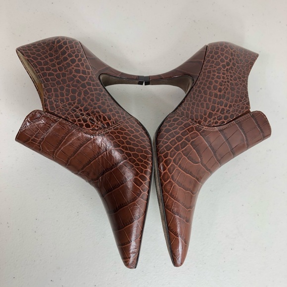 Tory Burch Brown Ankle Boots Size 5M - Picture 6 of 8